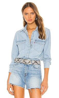 LEVI'S Essential Western Top in Cool Out (2) from Revolve.com | Revolve Clothing (Global)