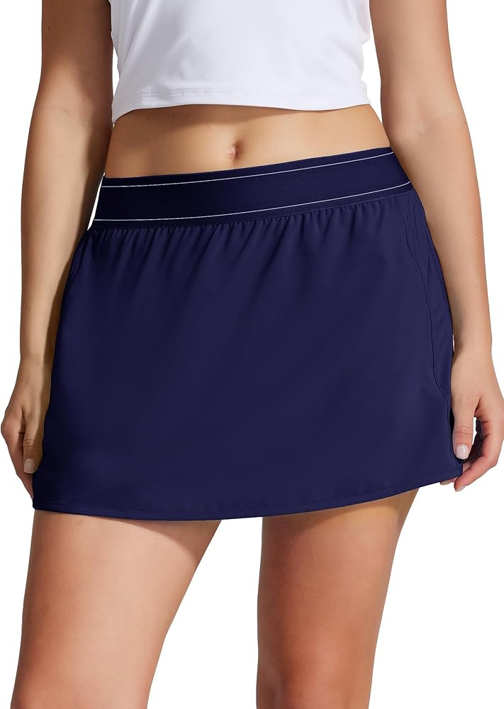 Women's Tennis Golf Skirts High Waisted with Pockets Inner Shorts for Athletic Skorts Sports Runn... | Amazon (US)