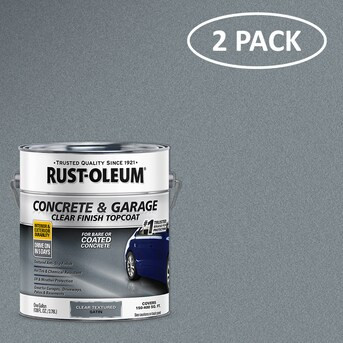 Rust-Oleum Concrete and Garage Floor Paint and Primer 1-part Clear Satin Concrete and Garage Floo... | Lowe's