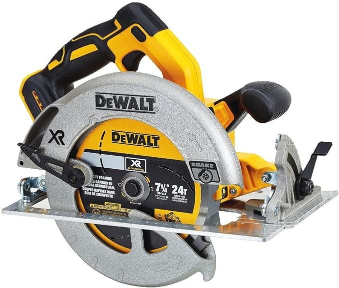 DEWALT 20V MAX 7-1/4-Inch Circular Saw with Brake, Tool Only, Cordless (DCS570B) | Amazon (US)