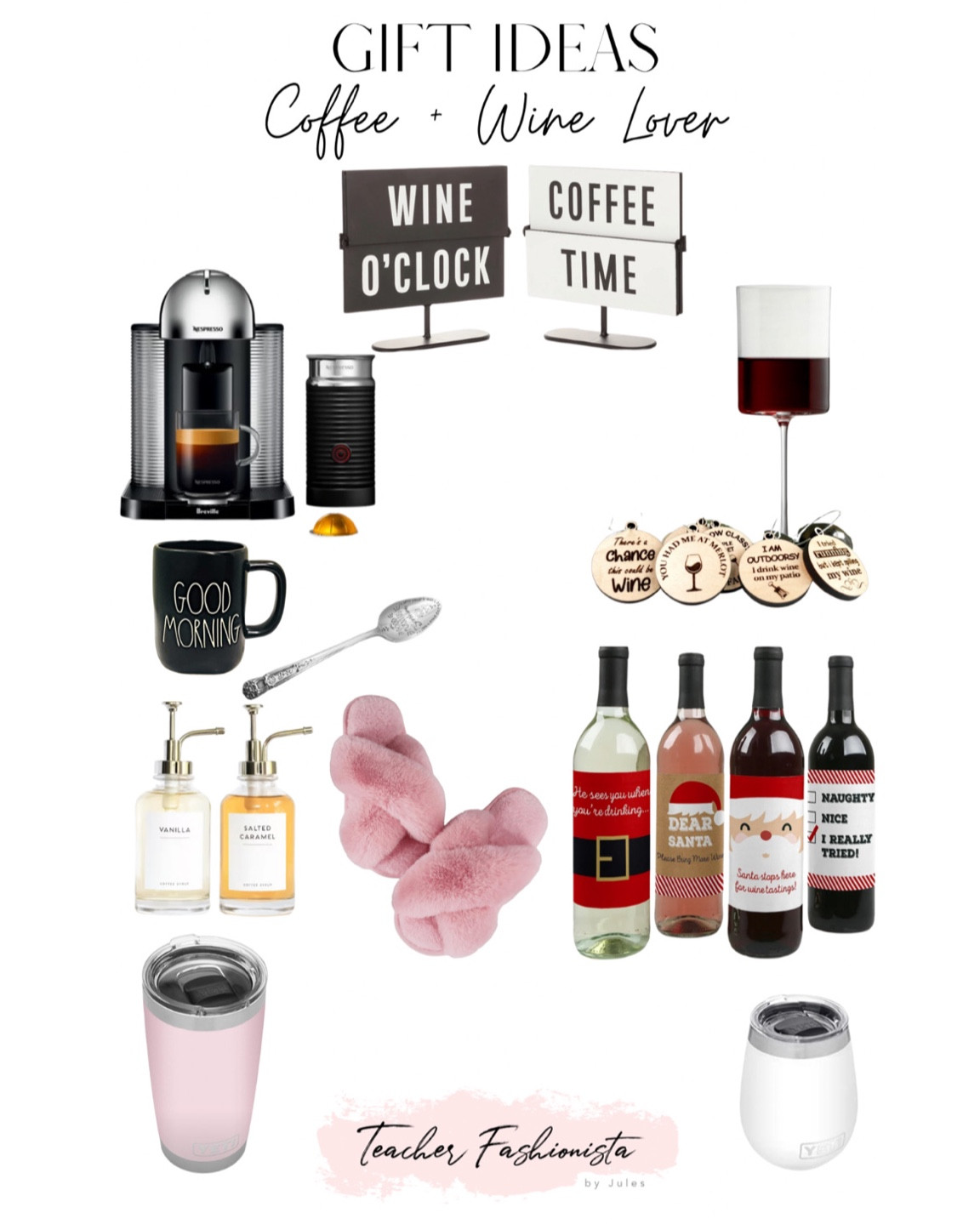 Gift ideas for the coffee enthusiast or wino partner or friend! 



#LTKHoliday #LTKGiftGuide #LTKhome