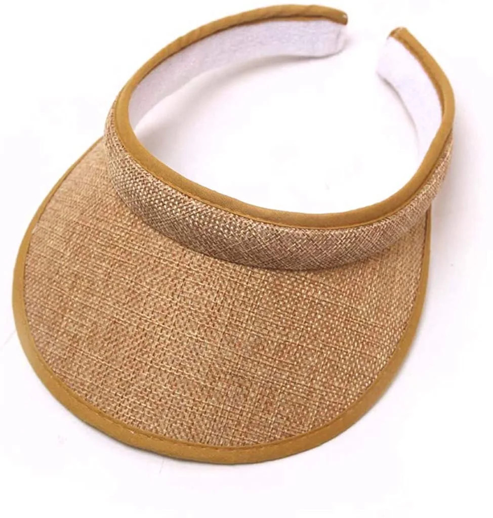 Summer Wide Brim Sun Hats Womens Visors Hats Sun UV Protection SPF 50+ Outdoor Traveling Beach Fi... | Walmart (US)