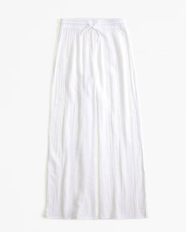 Gauzy Beach Coverup Pant | Abercrombie & Fitch (US)