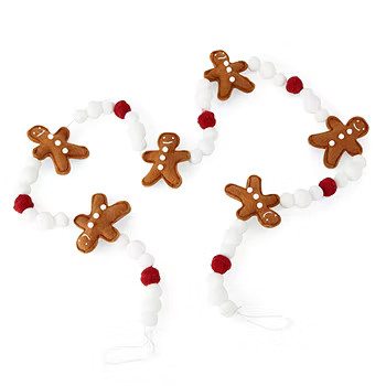 North Pole Trading Co. Gingerbread Indoor Christmas Garland | JCPenney
