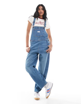 Levi's vintage fit denim dungarees in  light blue | ASOS (Global)