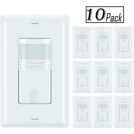 ECOELER PIR Motion Sensor Light Switch, Adjustable Timer Occupancy Sensor switch, Motion Sensor Dete | Walmart (US)