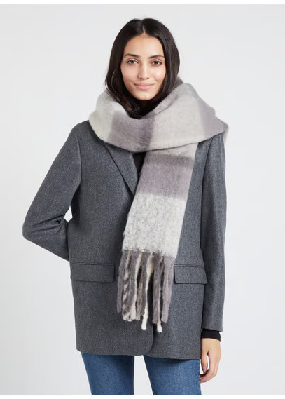 ECHARPE ÉPAISSE À CARREAUX MAGNET PIECES - FEMME | Place des Tendances | Place des tendances (FR)