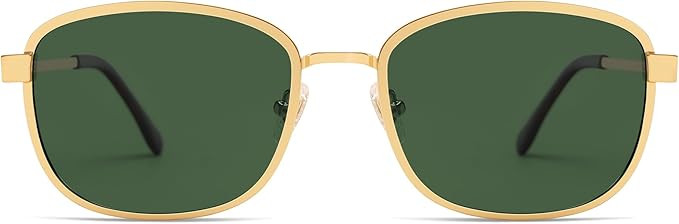 SOJOS Retro Rectangle Polarized Sunglasses for Women Men Vintage 90s Style Rectangular Frame Sunn... | Amazon (US)