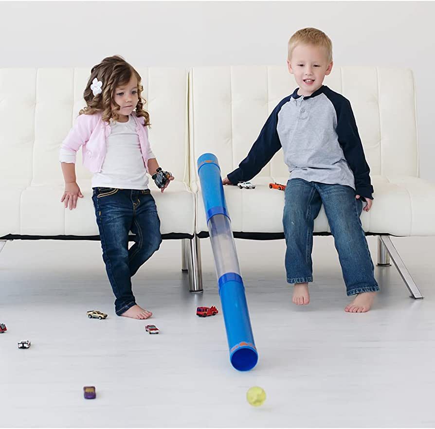 Tot Tube Playset - Toy Car and Ball Tunnel Ramp Race Track | Amazon (US)