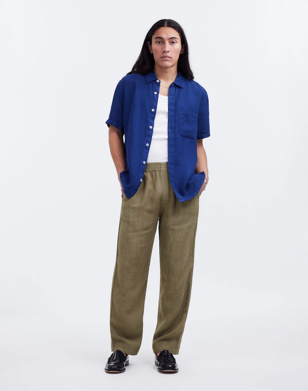 Linen Drawstring Pants | Madewell