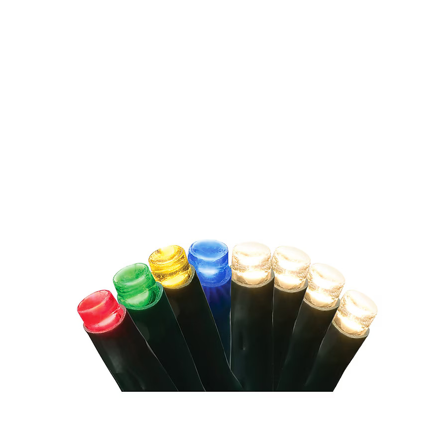 GE 600 -Count 125-ft Multi-function White/Multicolor LED Plug-In Christmas String Lights | Lowe's