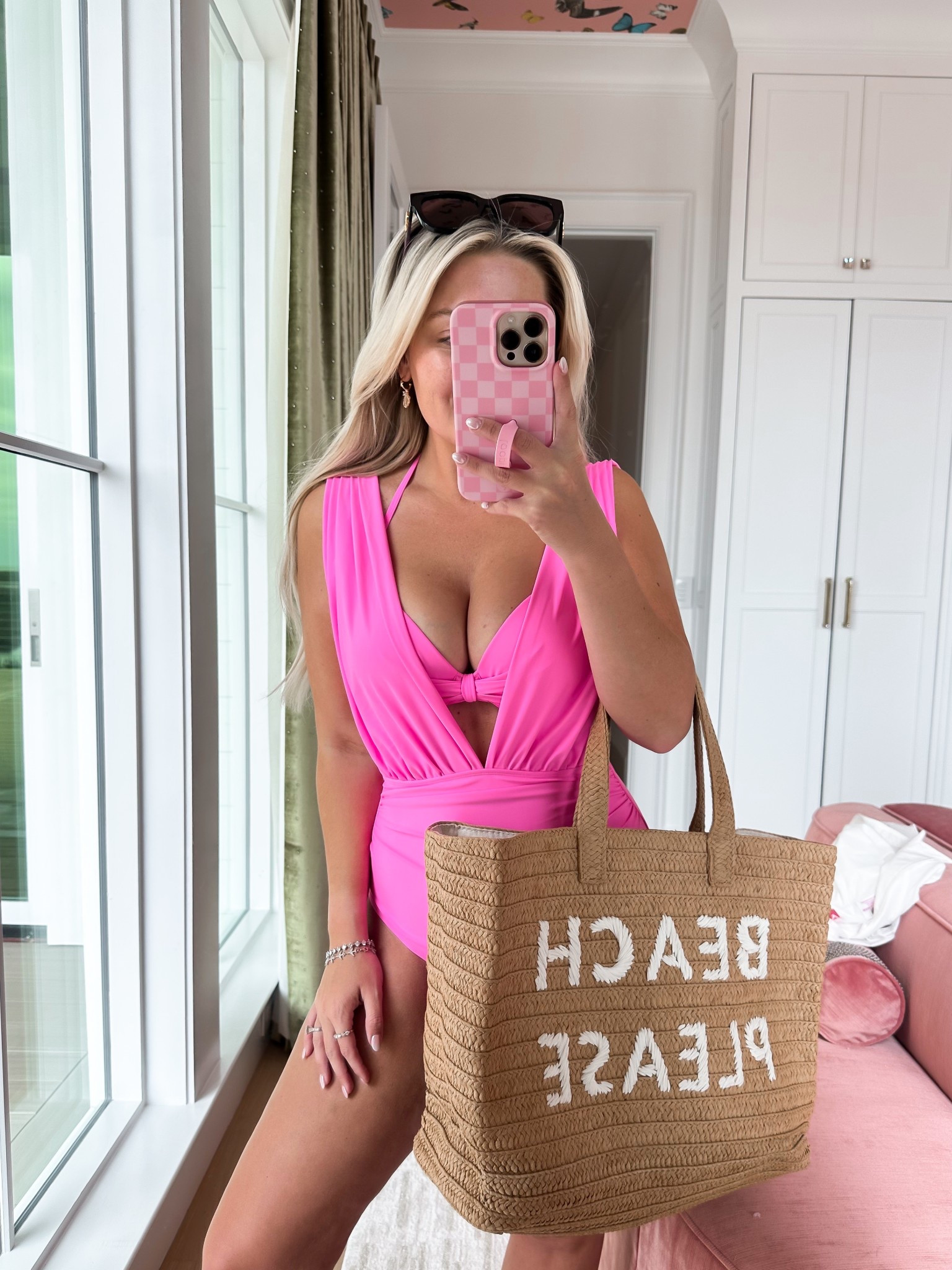 Obsessed with this swimsuit! Runs tts and full coverage + makes your girls look sooo good! Wearing size medium.  

#LTKTravel #LTKSwim #LTKFindsUnder100