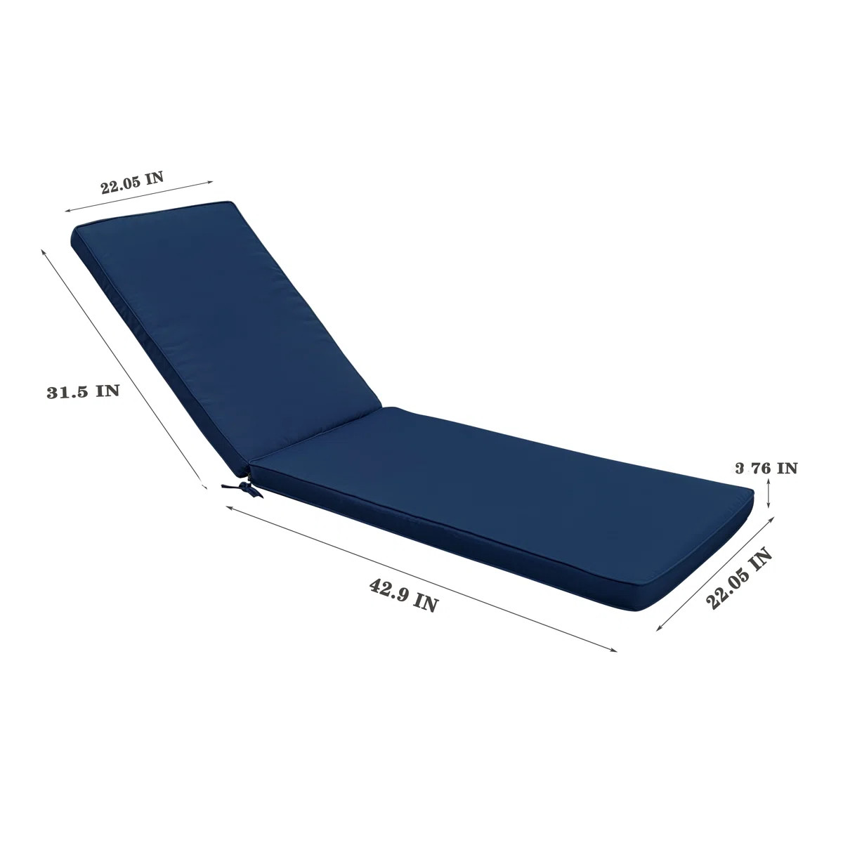 Latitude Run® Outdoor Chaise Lounge Cushion Set Only | Wayfair | Wayfair North America