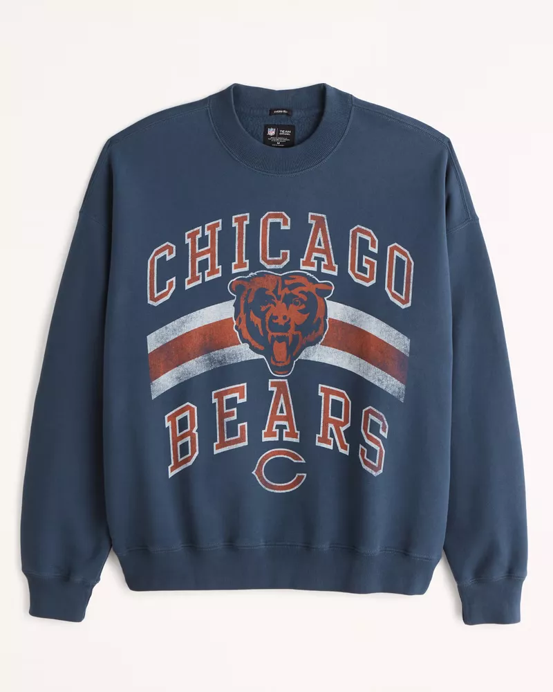 Men's Chicago Bears Graphic Crew Sweatshirt, Men's Tops