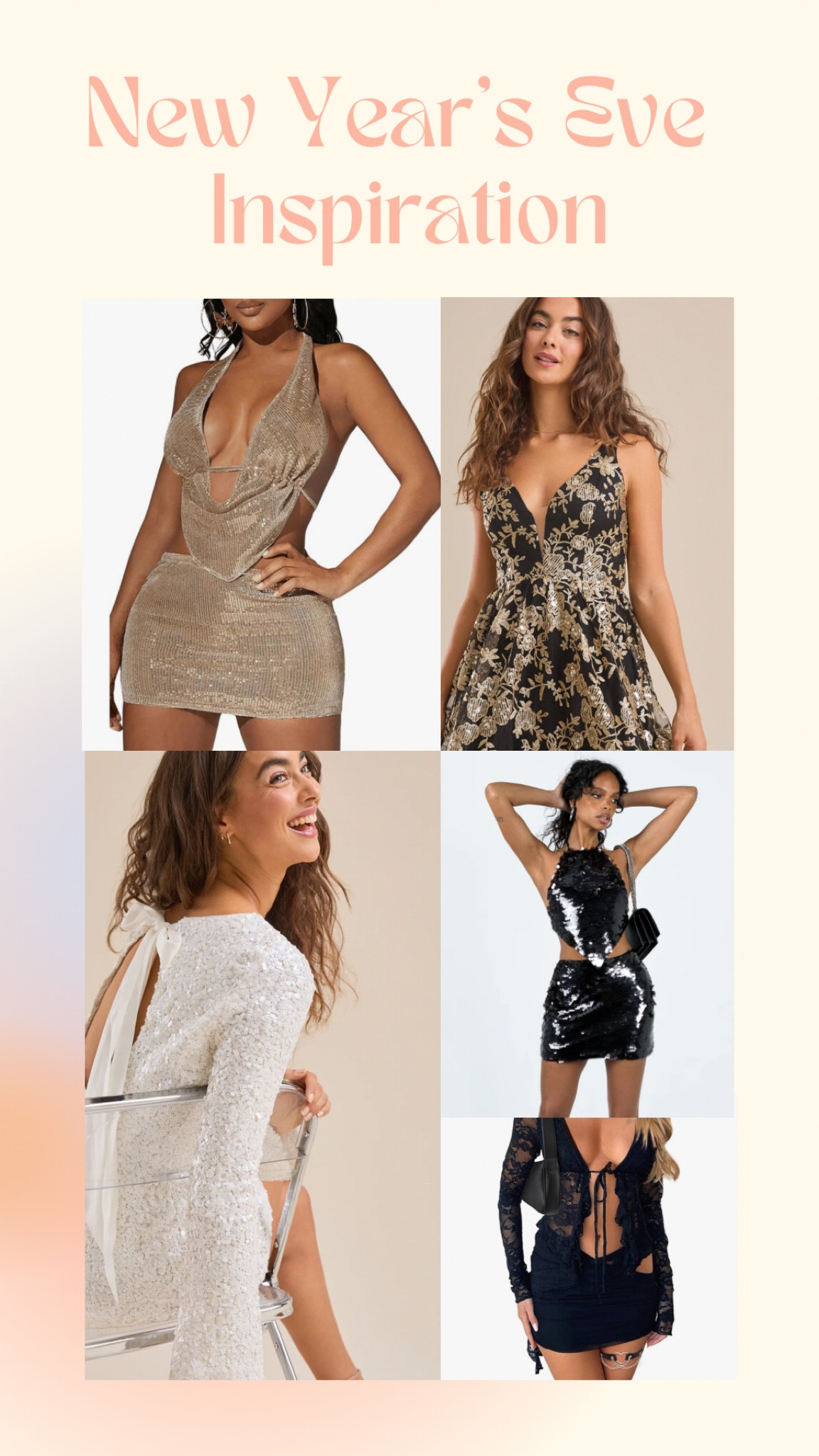 Which one is your favorite? 🖤✨

New Years Eve, Black and Gold, New Year 

#LTKHoliday #LTKSeasonal #LTKU