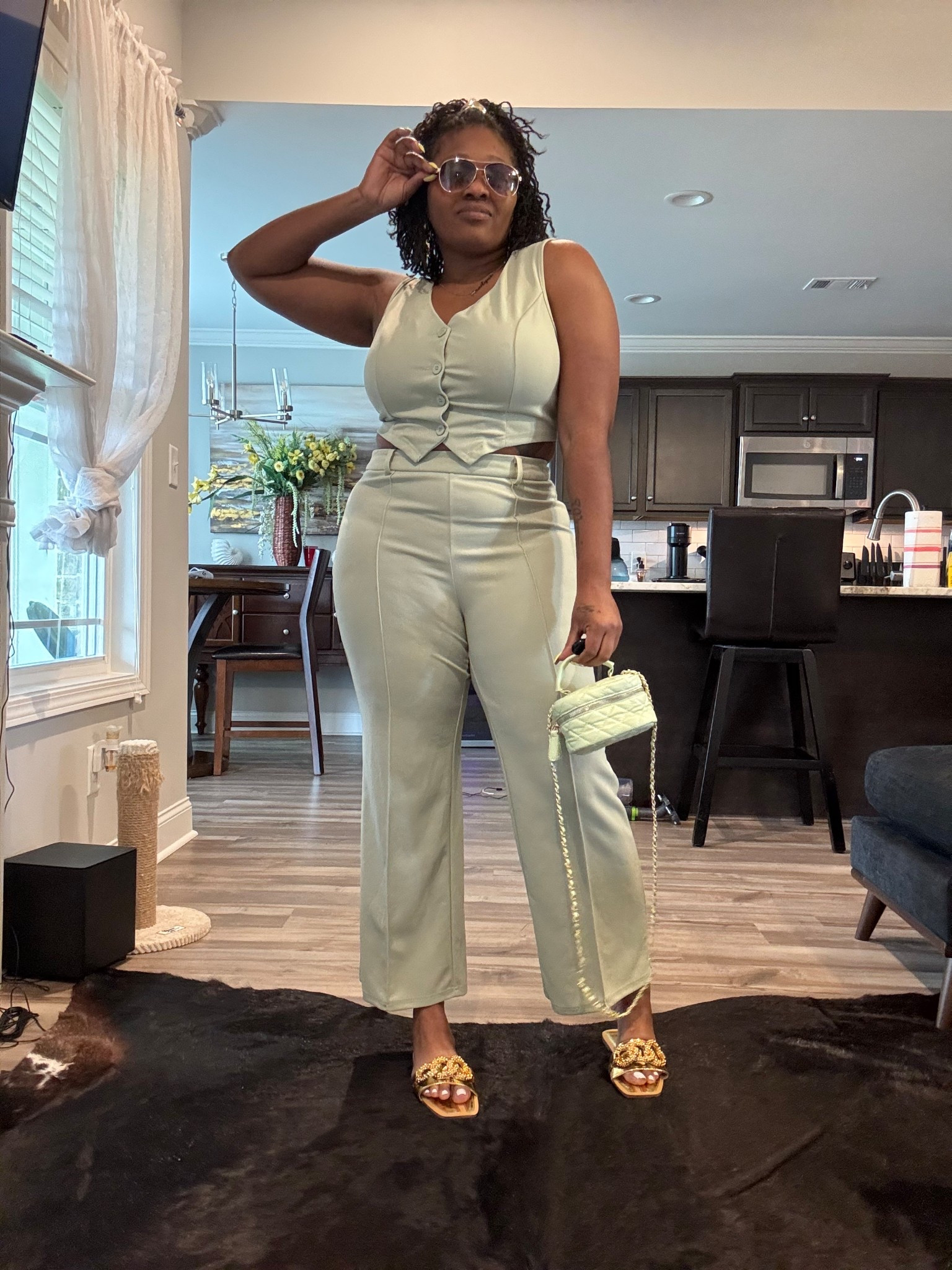 Super Cute Lil 2 Piece Set

Size L

Flats are ADORABLE, but they are NOT comfortable 

#LTKStyleTip #LTKSummerEdit #LTKOver40