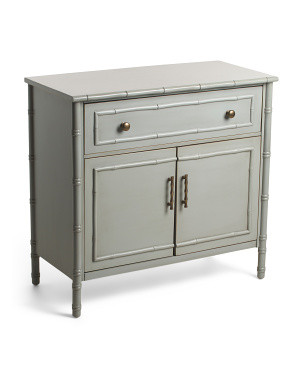 34x16x32 2 Door 1 Drawer Cabinet With Bamboo Look Details | Wood | Marshalls