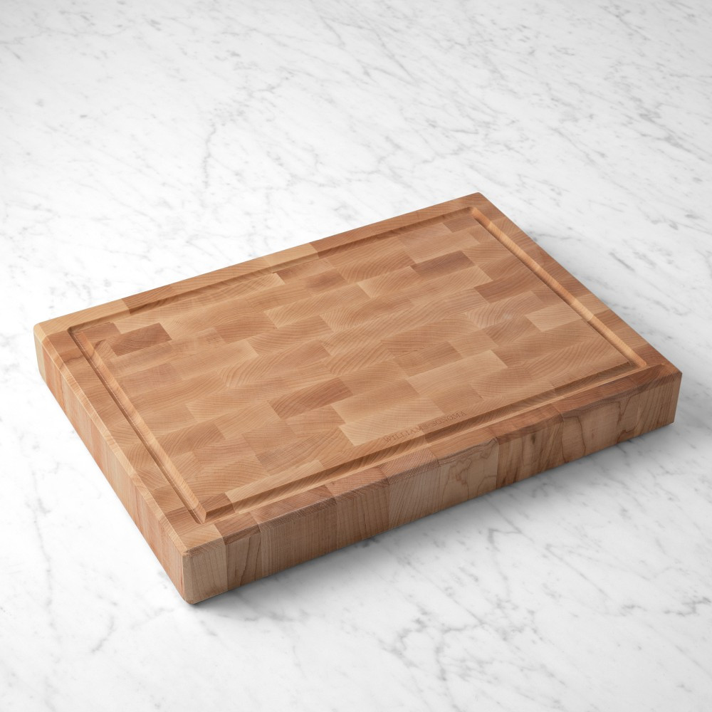 Williams Sonoma End-Grain Chopping Block, Maple | Williams-Sonoma