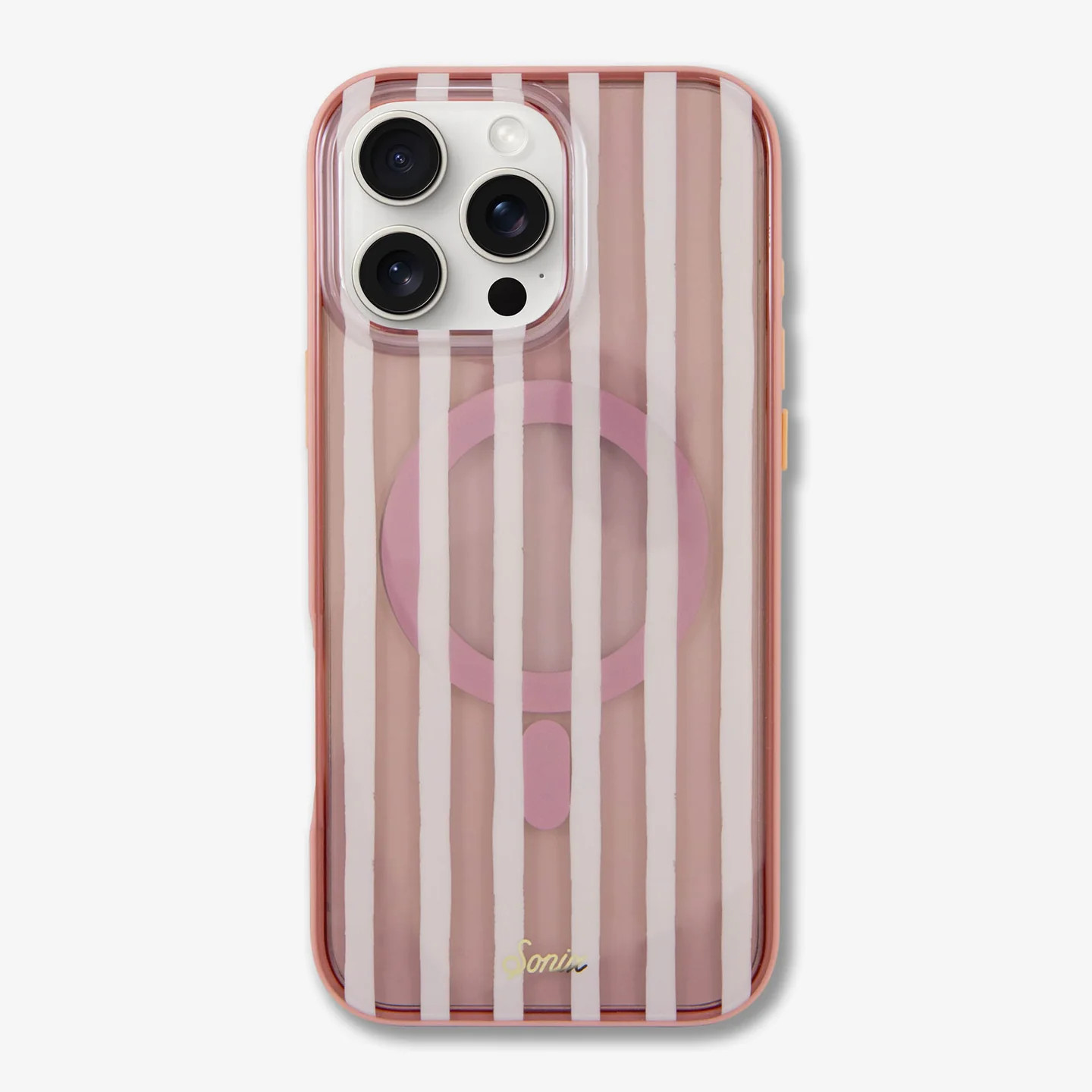Abstract Stripe Nude MagSafe® Compatible iPhone Case | Sonix