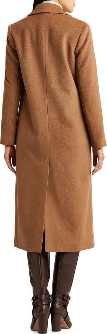 Double Breasted Wool Blend Reefer Coat | Nordstrom