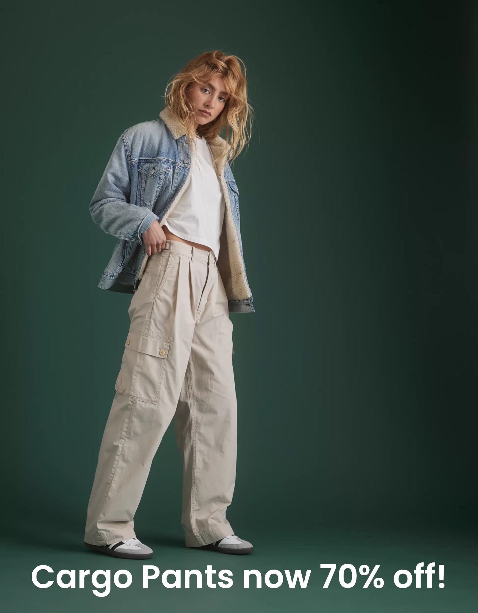 Cargo pants that are 70% off? Yes, please. 👏🔥

These relaxed-fit cargos are a total must-have — comfy, versatile, and now basically a steal. Style them with your fave basics or dress them up with a statement jacket like I did. Either way, this deal won’t last long.

🛒 Grab them now for 70% off on my [LTK] page! #LTKSale #ClosetStaple #LTKFinds #CargoComeback #StreetStyleSteal