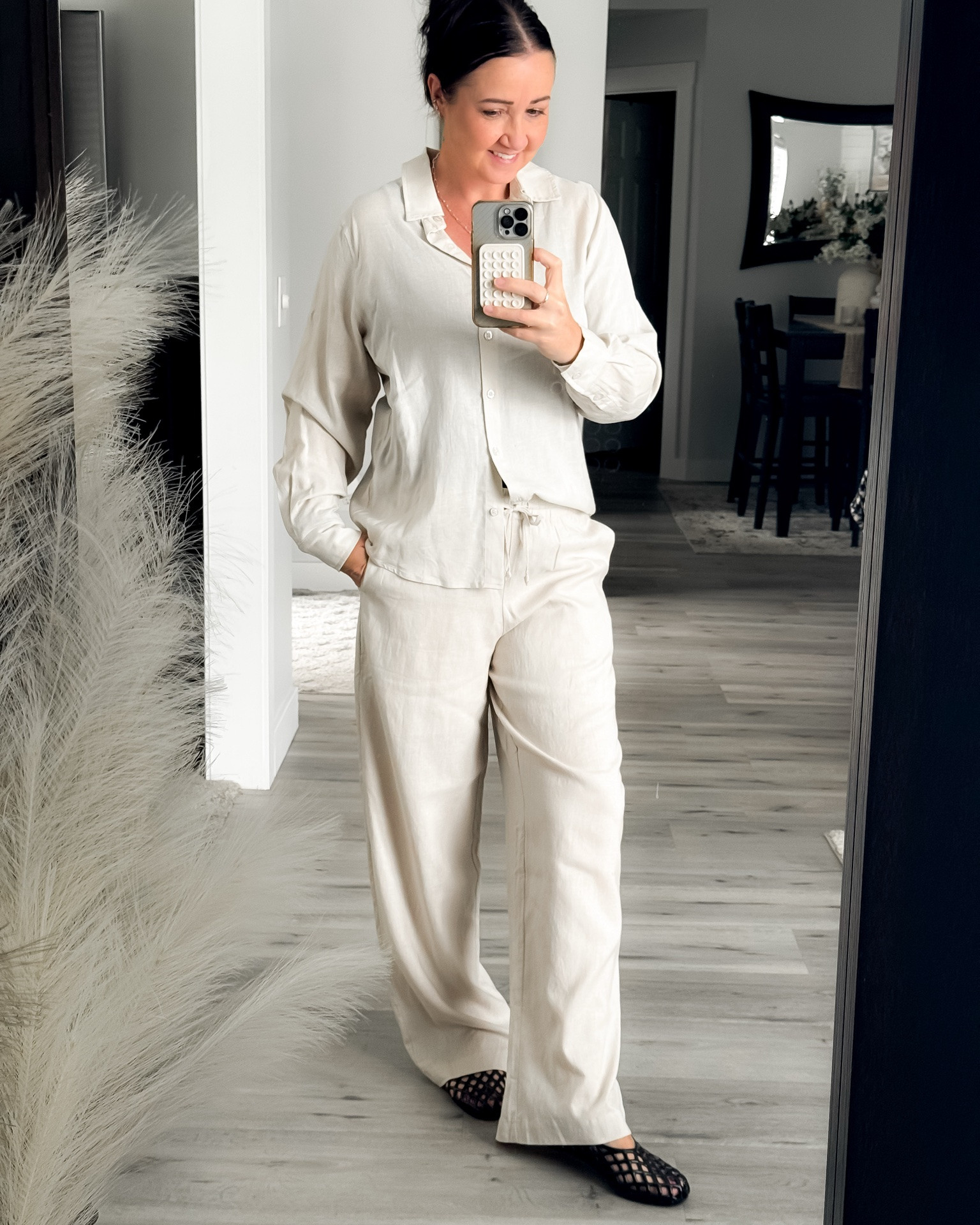 Stop scrolling—your new favorite summer outfit is here. The RBX Active Women’s Laid Back Linen Shorts & Pant Sets are the definition of easy, breezy style. Lightweight, breathable, and incredibly comfortable, these matching sets make getting dressed a no-brainer while still looking polished. Whether you’re headed to brunch, traveling, running errands, lounging, or enjoying a beach vacation, these sets keep you cool and chic all day long. Pair them with your favorite sandals, sneakers, or a cute tote for the ultimate laid-back luxe look. Trust me…this is one of those outfits you’ll wish you bought in every color!
I am wearing a size S in top and bottom on both.

#LTKStyle #LTKFinds #SummerStyle #MatchingSet #LinenStyle #VacationOutfits #TravelStyle #CasualChic #EverydayStyle #WeekendWear #ResortWear #EffortlessStyle #NeutralStyle #OOTD #FashionFinds #ComfyStyle #SummerWardrobe #CapsuleWardrobe #LTKFashion #ViralFashion @RBX Active

#LTKootd #LTKOver40 #LTKSaleAlert