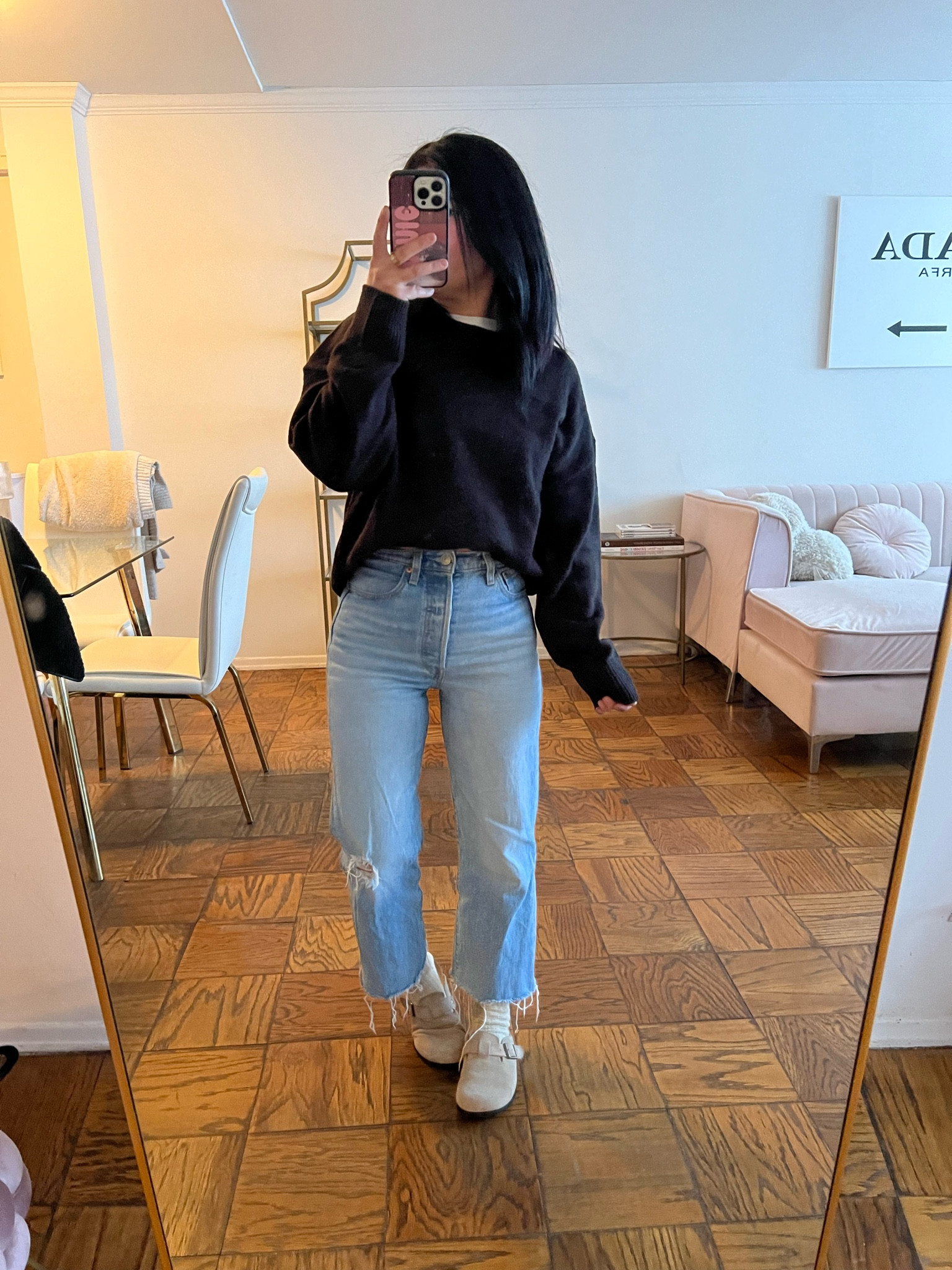 casual Monday outfit, it’s cold and windy today so just want to be cozy! Linked exacts or similar 

#LTKfindsunder50 #LTKSeasonal #LTKfindsunder100