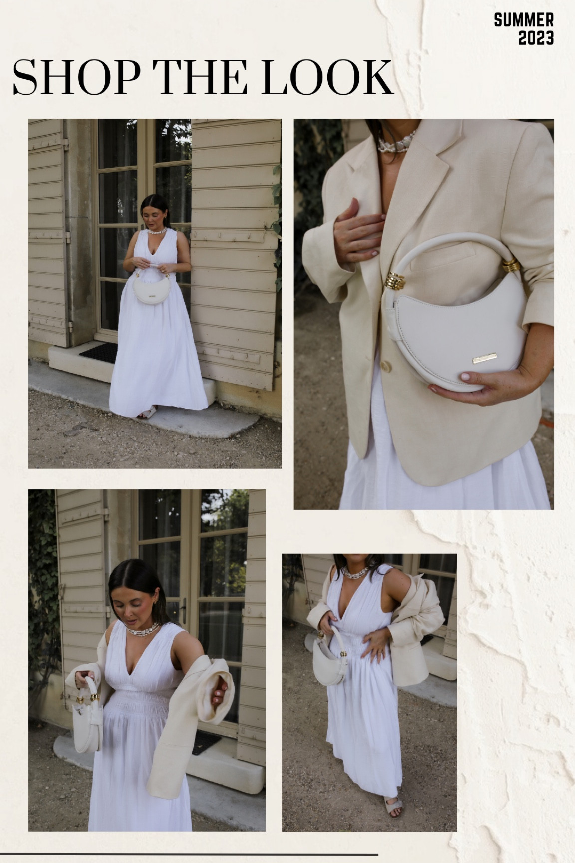 Provence white dress styling 🤍✨ 

#LTKstyletip #LTKSeasonal #LTKunder100