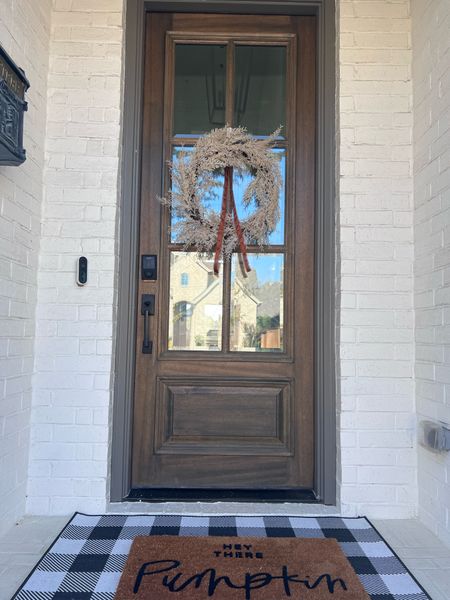 Fall porch inspiration 

Fall wreath / velvet frayed ribbon / layered doormat / Buffalo plaid doormat/ hello pumpkin doormat/ affordable decor / fall decor / studio McGee/ threshold/ target / front porch decor / fall porch / door wreath 

#LTKhome #LTKstyletip #LTKSeasonal