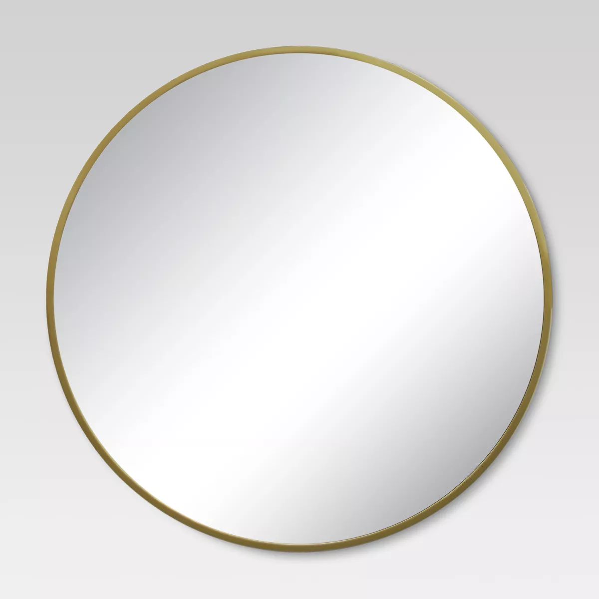 28" Round Decorative Wall Mirror Brass - Project 62™ | Target