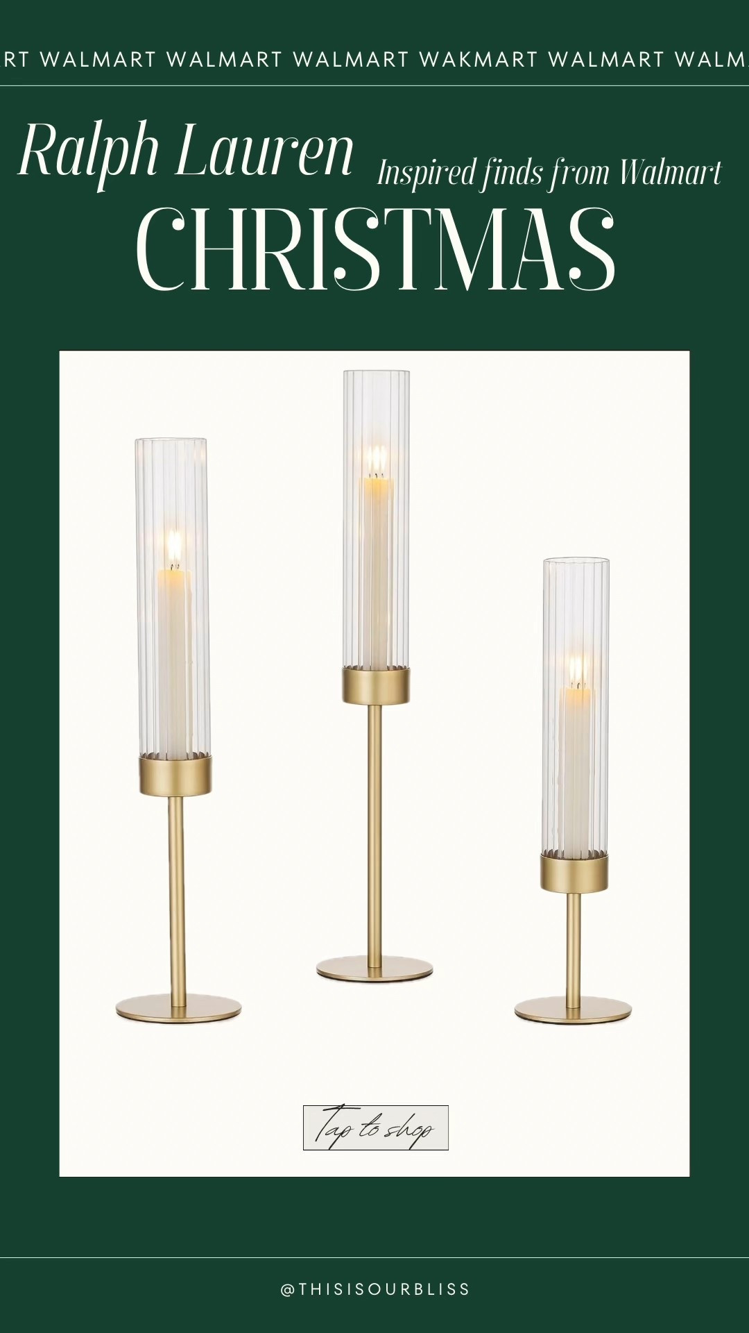 Ralph Lauren Christmas inspired decor at Walmart! 

Fill your table up with candles, candles, candles! How pretty are these?! 💫💫

#Walmart #WalmartHome #WalmartDecor #ChristmasDecor #ChristmasTableScape #ChristmasTable #HolidayHosting #HolidayTable #RalphLaurenChristmas 

#LTKFindsUnder50 #LTKHoliday #LTKHome