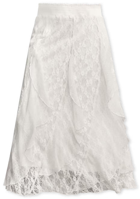 LACE MIDI SKIRT | Lucky Brand