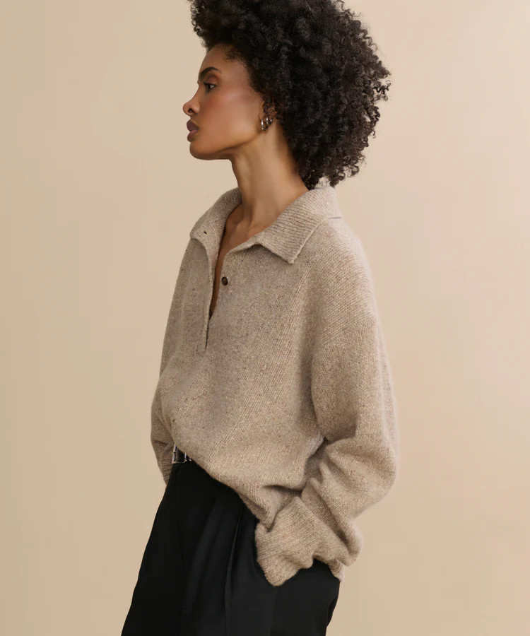 Cashmere Burke Polo | Jenni Kayne