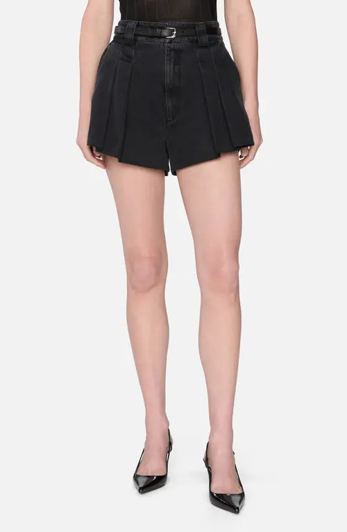FRAME The Structural Denim Skort in Axiom at Nordstrom, Size 28 | Nordstrom