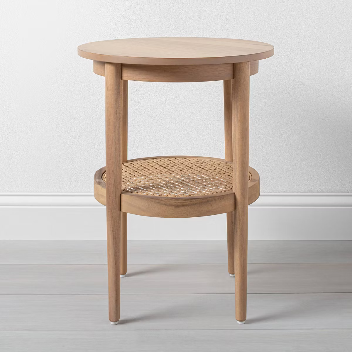 Wood & Cane Round Accent Side Table - Hearth & Hand™ with Magnolia | Target