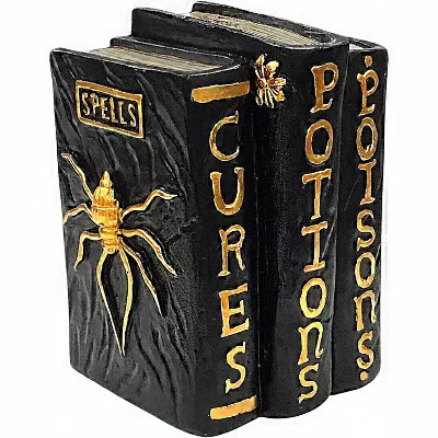 4E's Novelty Resin Spellbook Prop - 5” Hocus Pocus Book of Spells for Centerpiece Halloween Table Decor, Small Hocus Pocus Spell Book for Mantle | Target