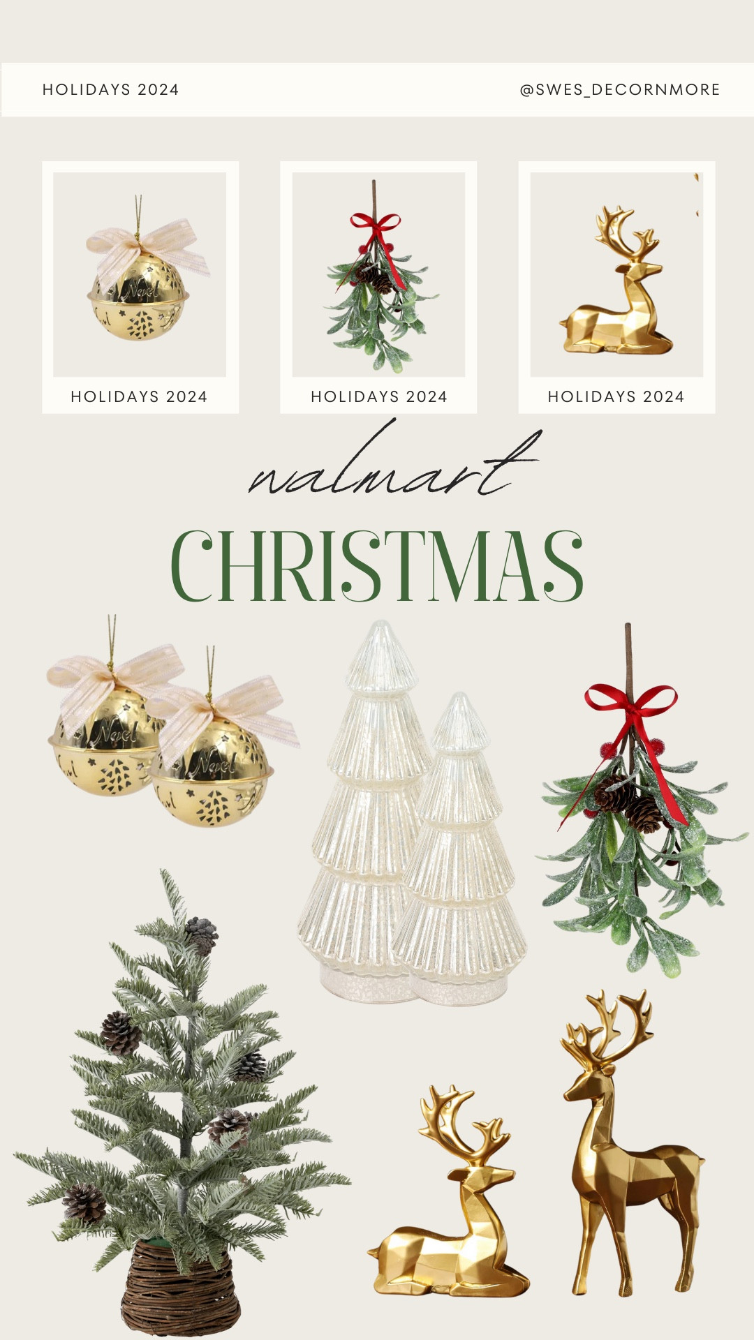 Deck the halls with Walmart’s Christmas decor! From timeless bells to trendy holiday greenery, find everything you need to create a festive and affordable holiday haven.

#LTKStyleTip #LTKHoliday #LTKSeasonal
