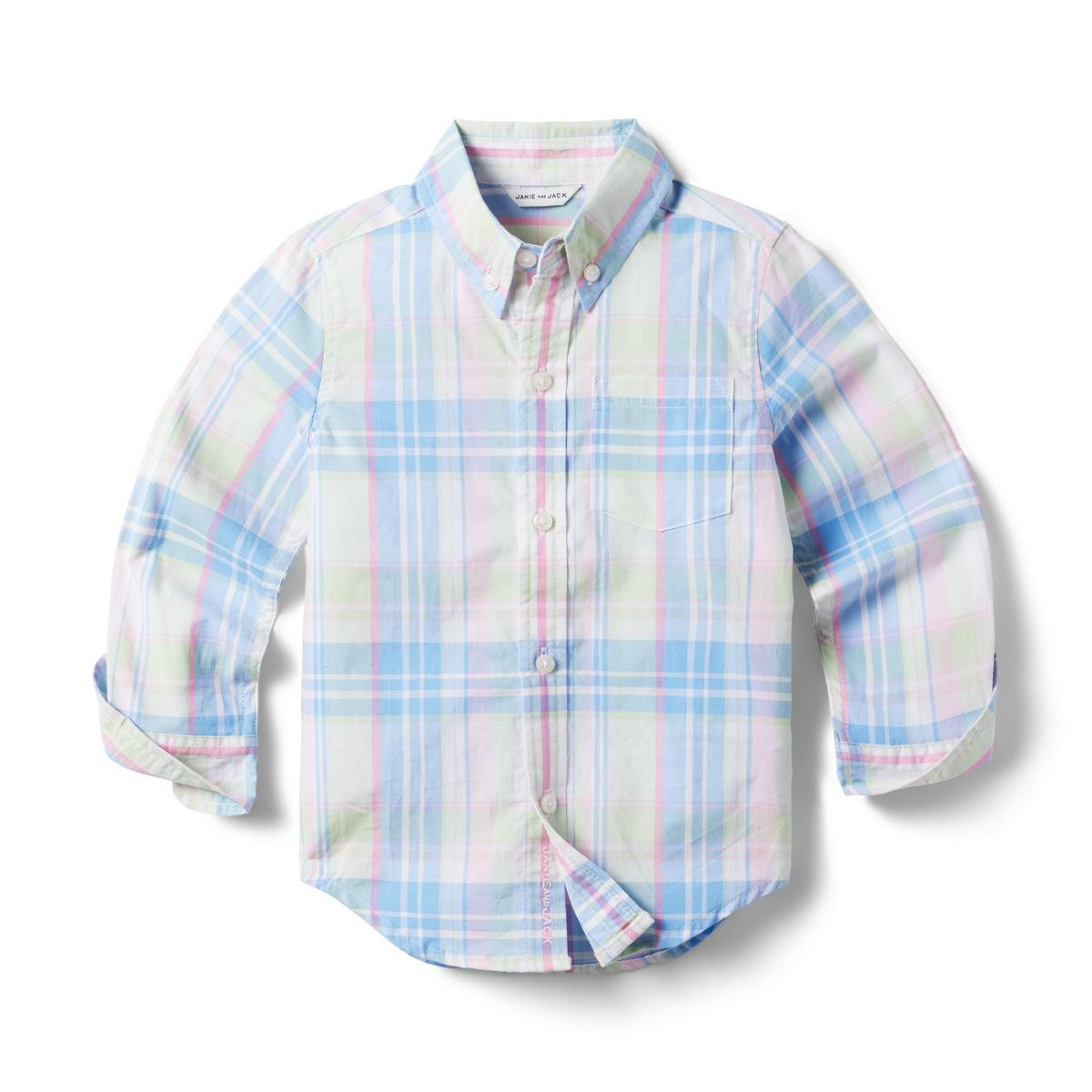Madras Plaid Shirt | Janie and Jack