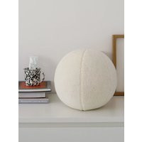 Nordic Cream Boucle Ball Shaped Pillow | Etsy (US)