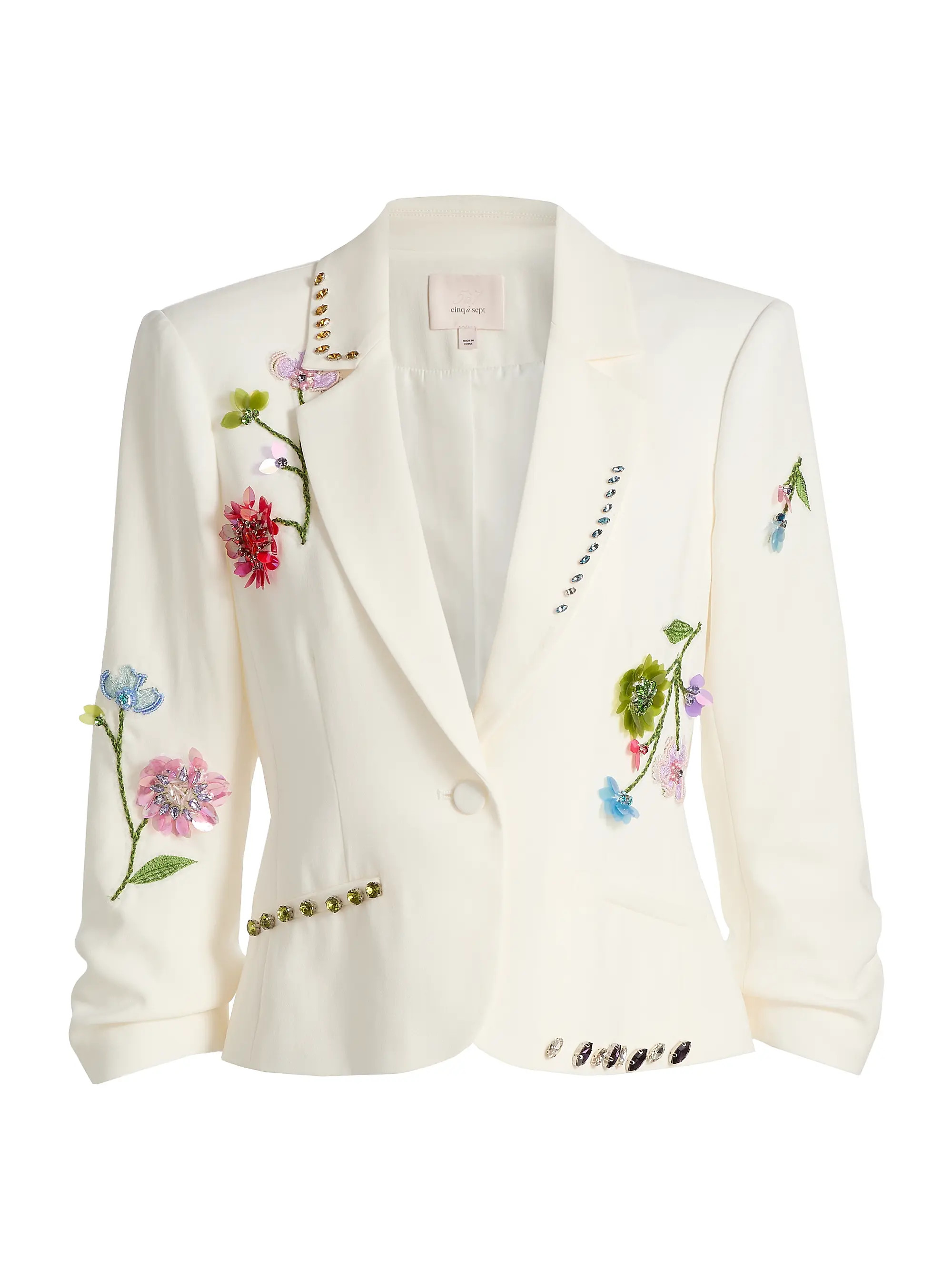 3D Floral Vine Le Petit Khloe Blazer | Saks Fifth Avenue