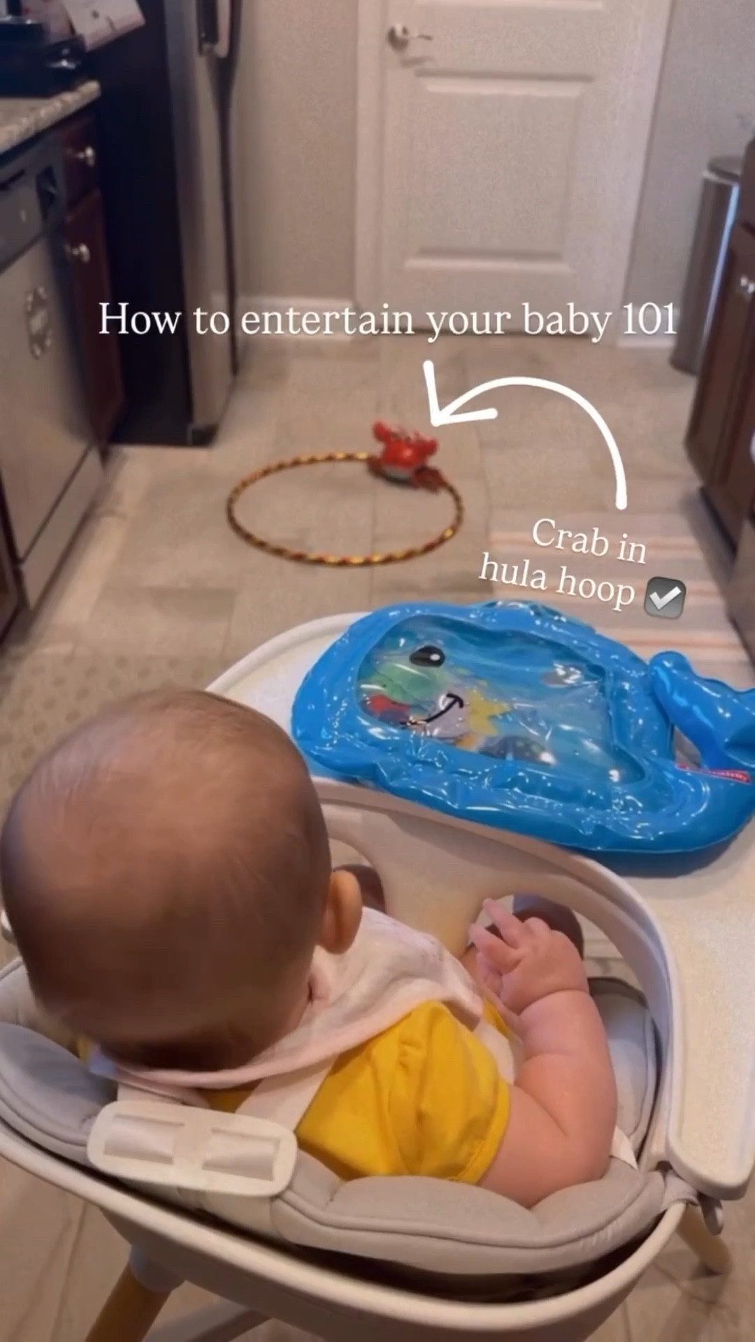 Mom tip: If you want a little time to breathe while your baby plays, invest in this crab + hoop combo. It’s a game changer! 🦀

#LTKKids #LTKFamily #LTKBaby