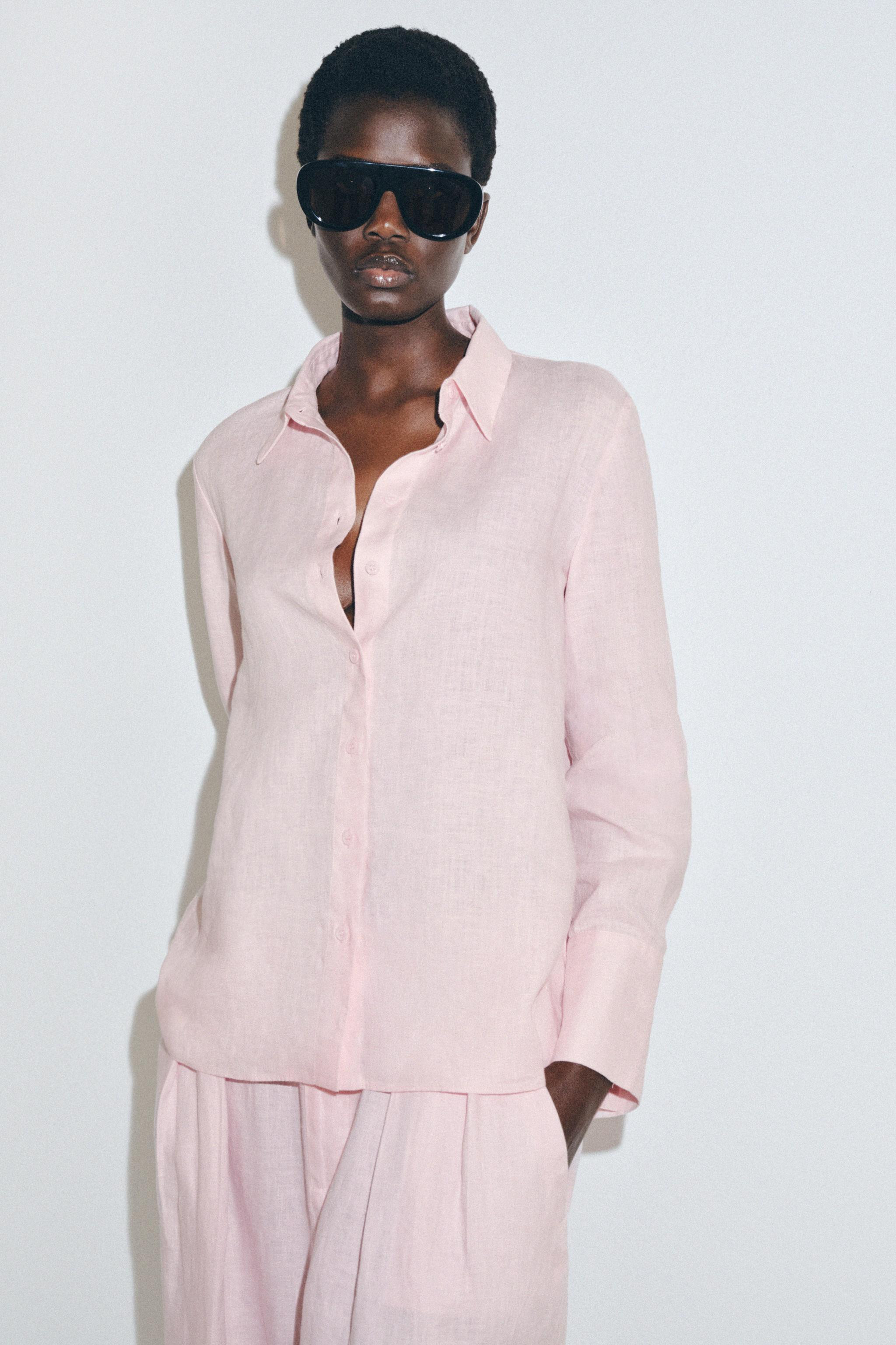 100% LINEN SHIRT ZW COLLECTION | Zara UK