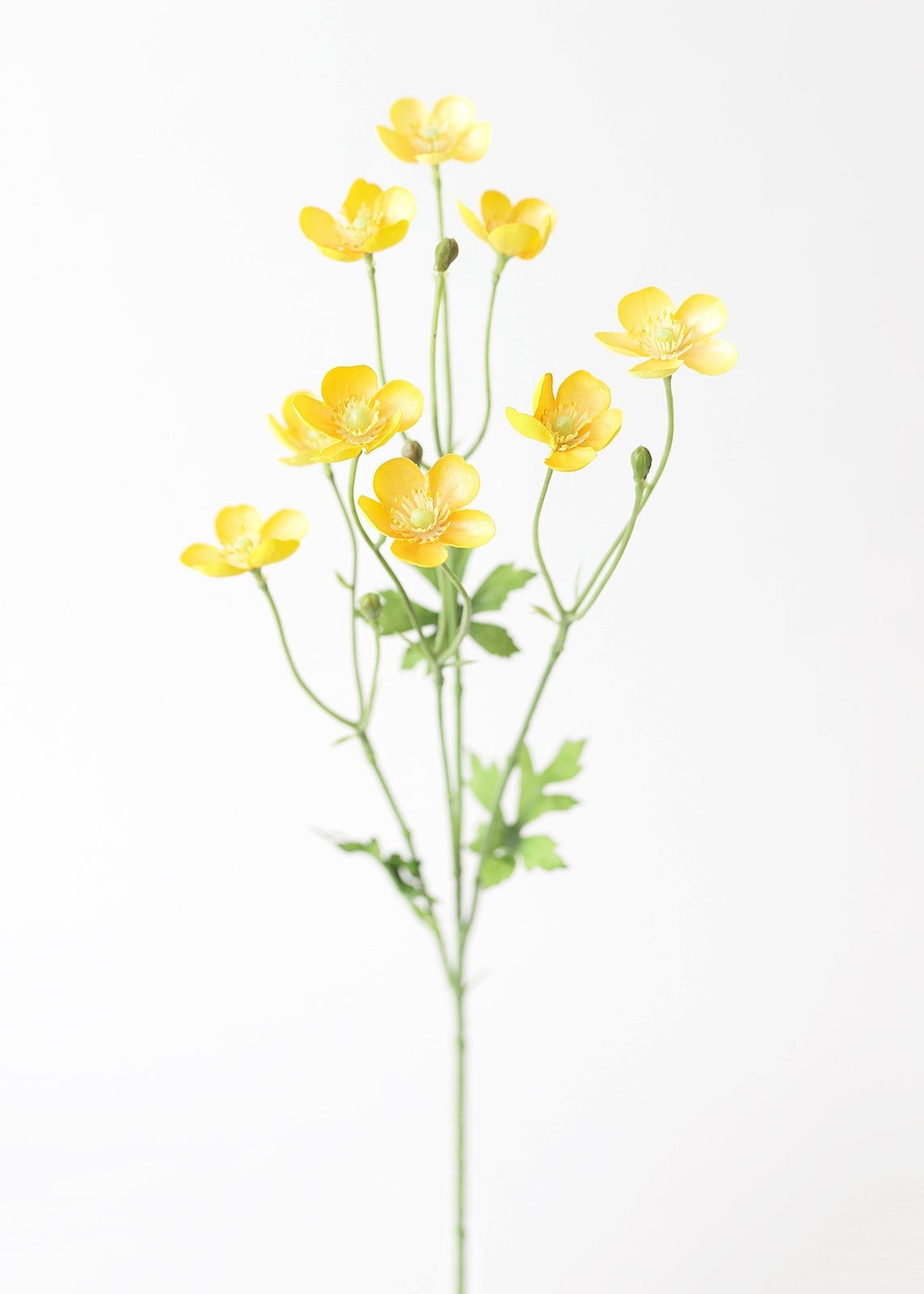 Artificial Buttercup Flowers in Yellow - 25" | Afloral (US)