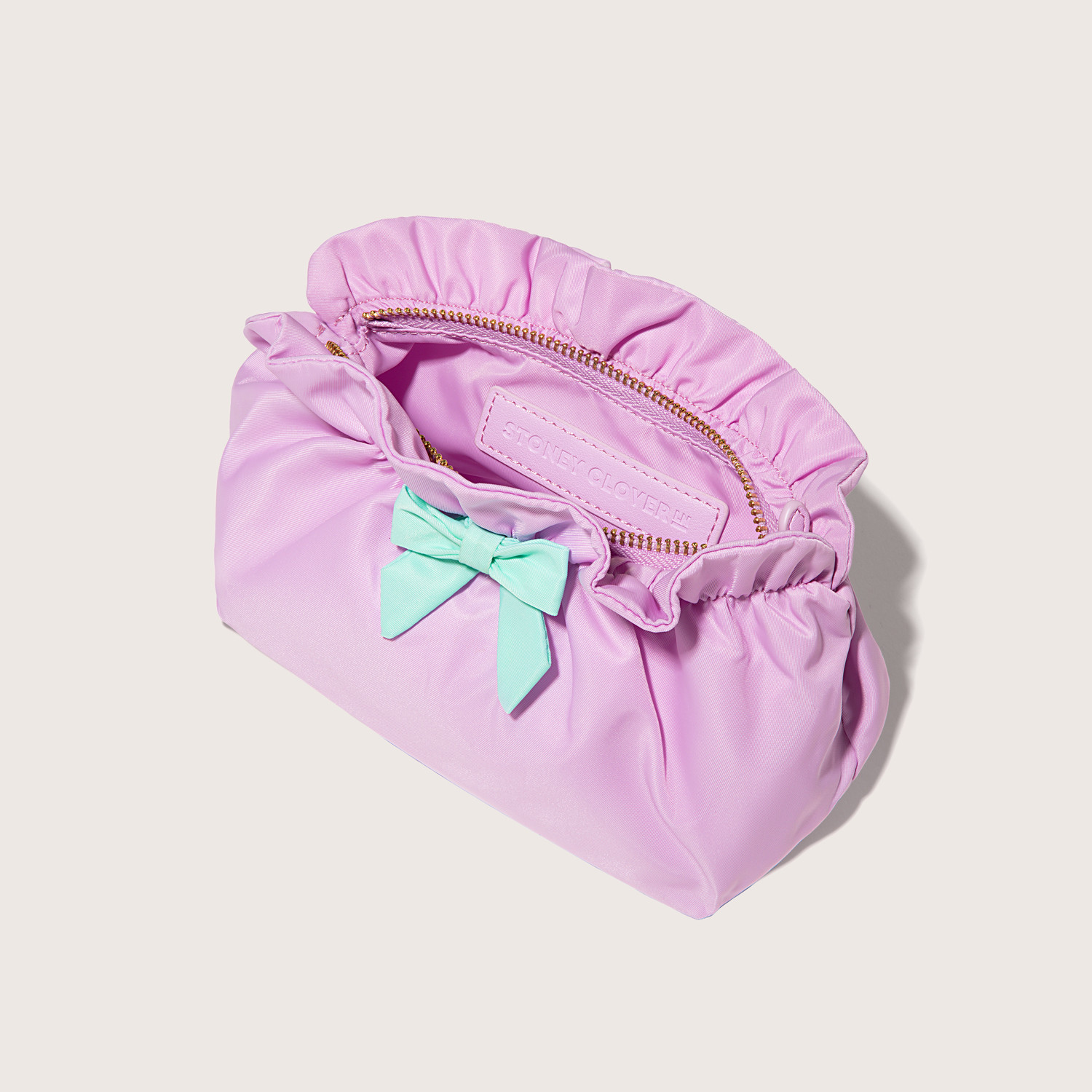 Nylon Travel Bow Pouch Zip Bag | Stoney Clover Lane | Stoney Clover Lane