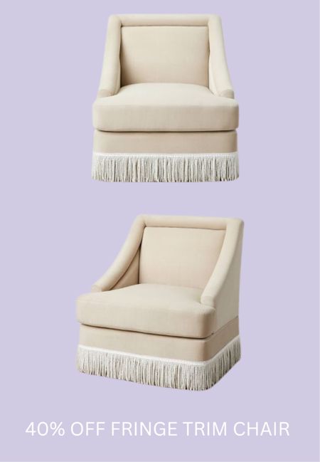 40% off of fringe trim chairs 

#LTKhome