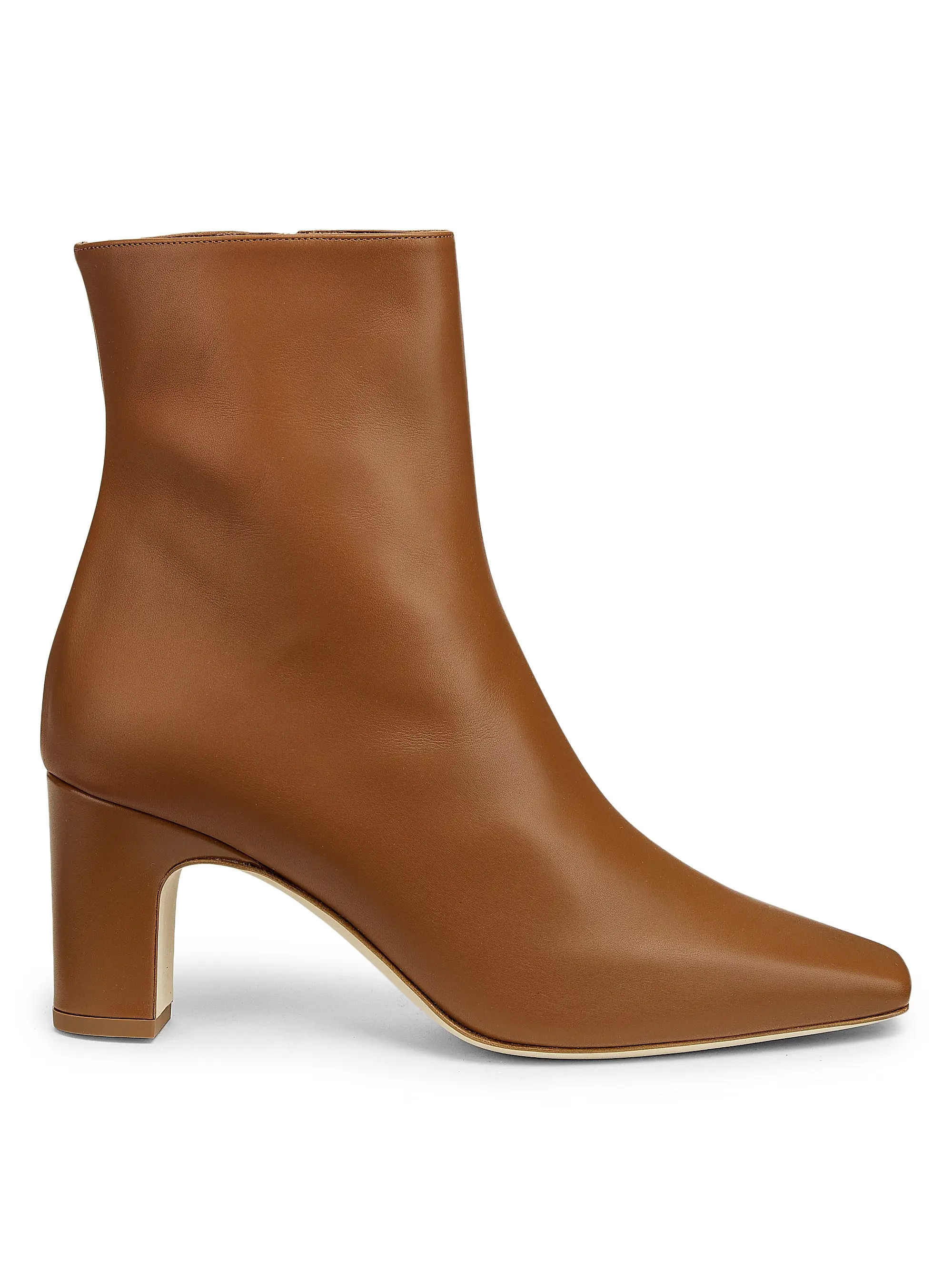 Manolo Blahnik Ofaralo Leather Ankle Boots | Saks Fifth Avenue | Saks Fifth Avenue