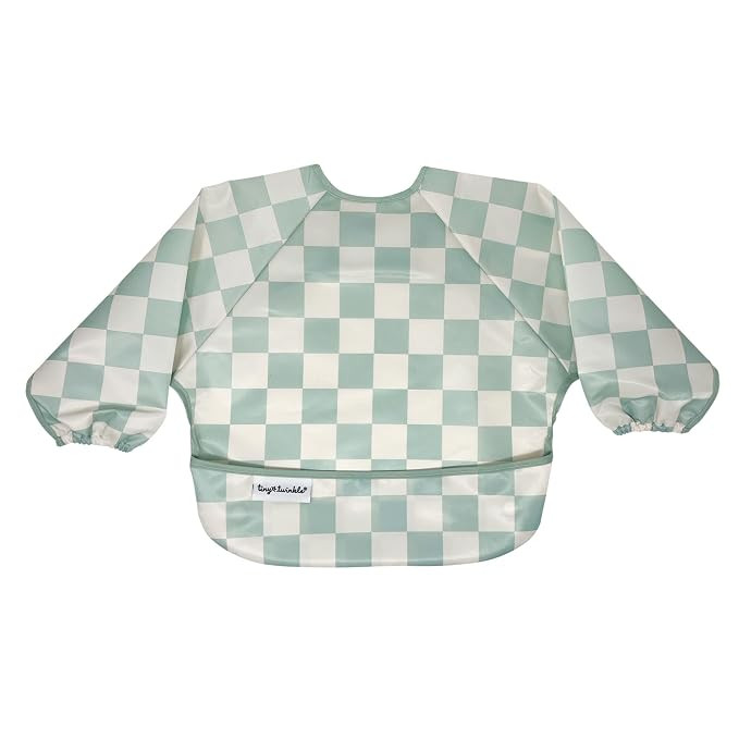 Tiny Twinkle Long Sleeve Bib for Babies & Toddlers | Waterproof Smock Bib for Eating | Machine Wa... | Amazon (US)