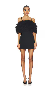 Line & Dot Vesper Mini Dress in Black from Revolve.com | Revolve Clothing (Global)