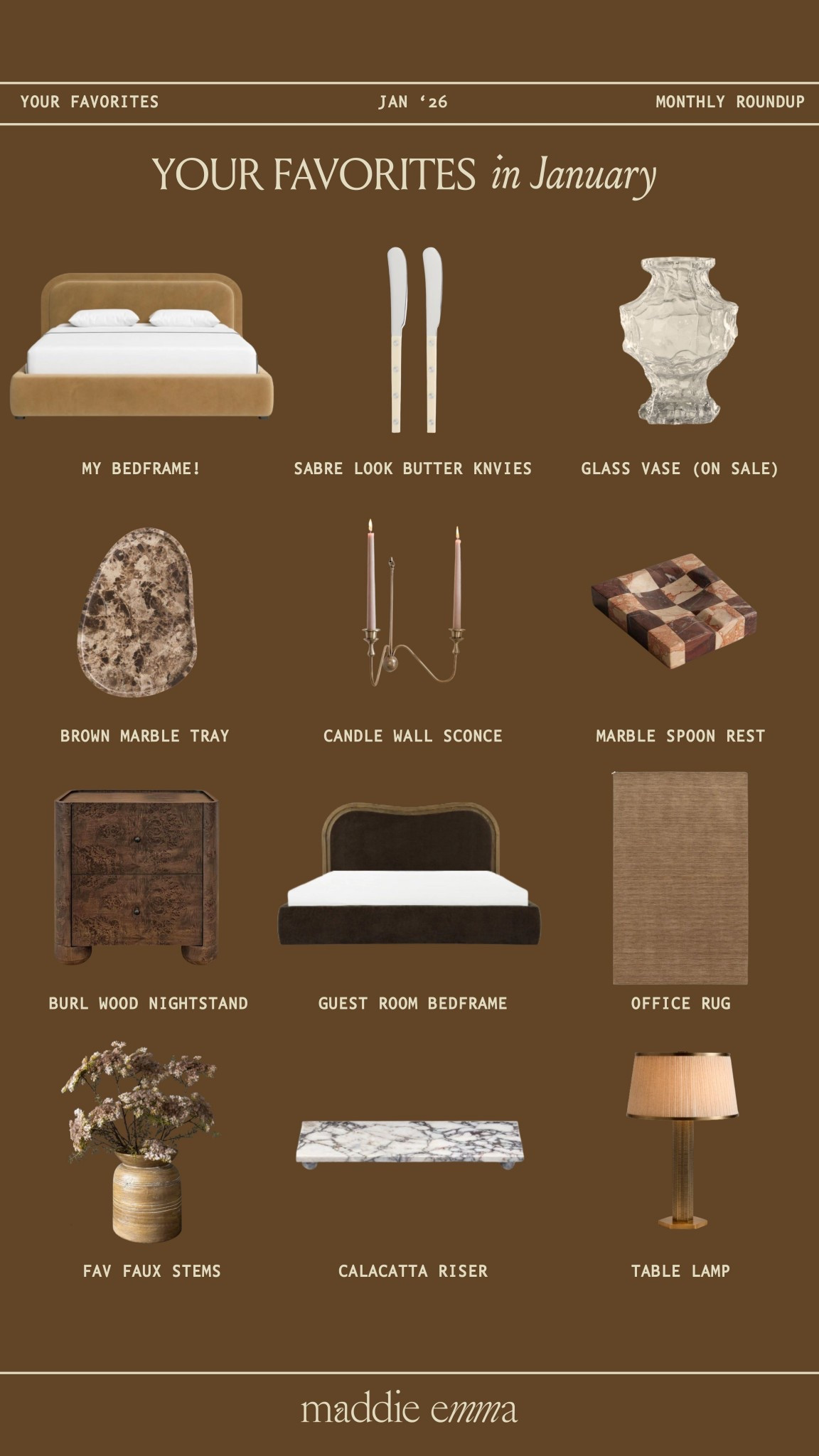 your favorites in January

#LTKHome