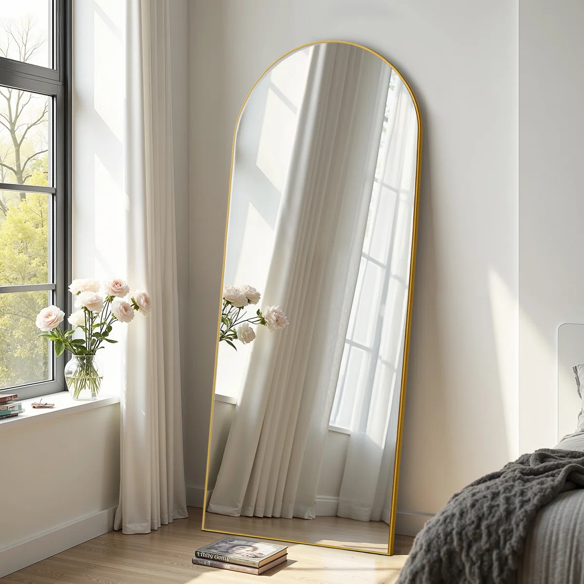 Large Arch Mirror Full Length Wall Mirror | Wayfair North America